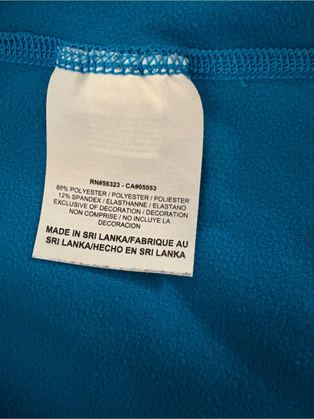 Nike Turquoise Dri-Fit 1/4 Zip Performance Pullover Long Sleeve - Picture 7 of 7